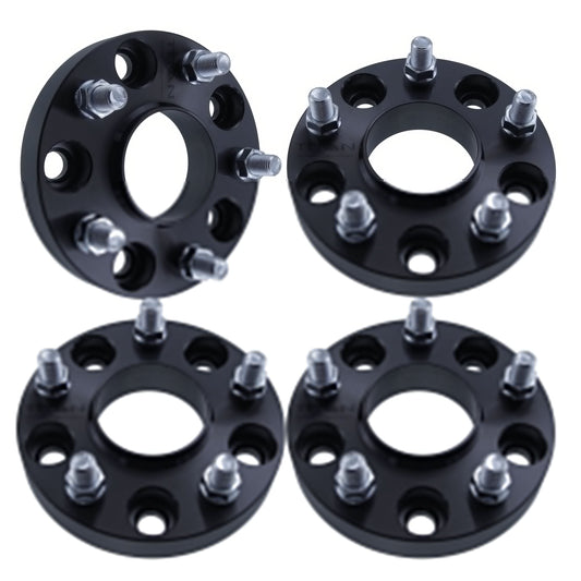 1" (25mm) Wheel Spacers for Jeep Grand Cherokee Commander Wrangler | 5x5 | 71.5 Hubcentric |14x1.5 Studs |