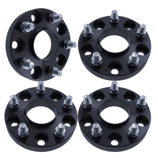 2" Wheel Spacers for Jeep Grand Cherokee Commander Wrangler | 5x5 | 71.5 Hubcentric | 1/2x20 Studs |