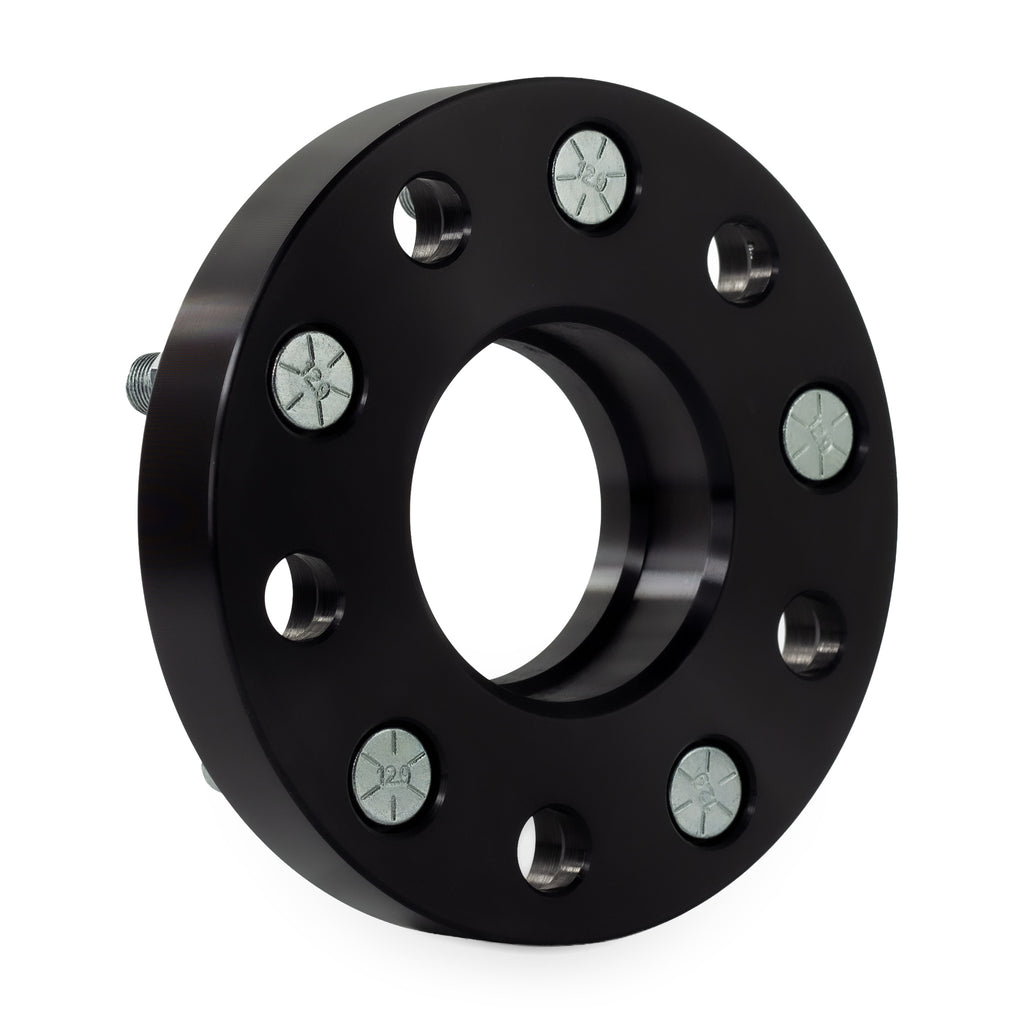 1" (25mm) Wheel Spacers for Jeep Grand Cherokee Commander Wrangler | 5x5 | 71.5 Hubcentric — rear three-quarter view