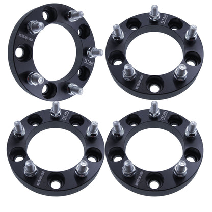 1" (25mm) Wheel Spacers for Dodge Ram 1500 Ford F-100 Bronco Jeep CJ | 5x5.5 (5x139.7) | 1/2x20 Studs |