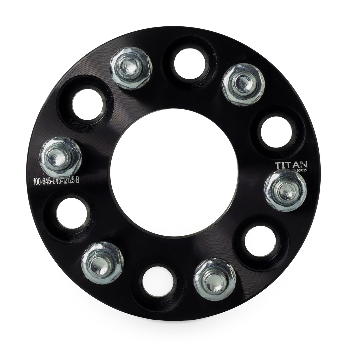 1" (25mm) Wheel Spacers for Nissan Frontier Pathfinder Xterra | 6x4.5 | 12x1.25 Studs — front view