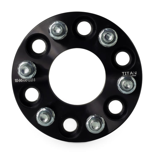1" (25mm) Wheel Spacers for Nissan Frontier Pathfinder Xterra | 6x4.5 | 12x1.25 Studs — front view