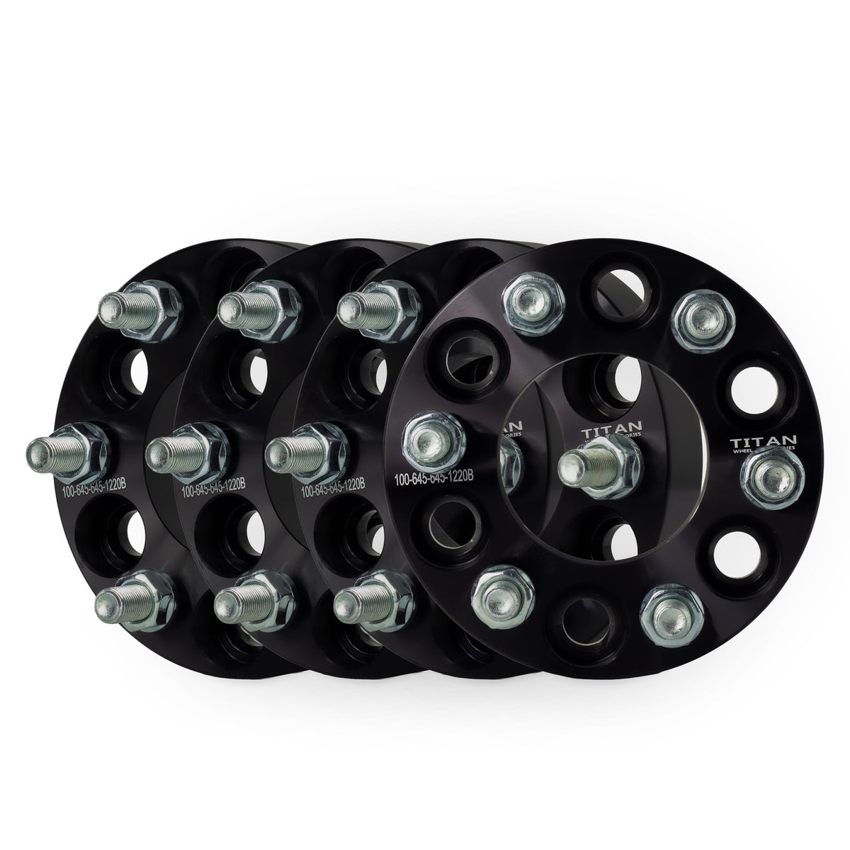 1" (25mm) Wheel Spacers for Dodge Dakota Durango | 6x4.5 | 1/2x20 Studs — set of 4