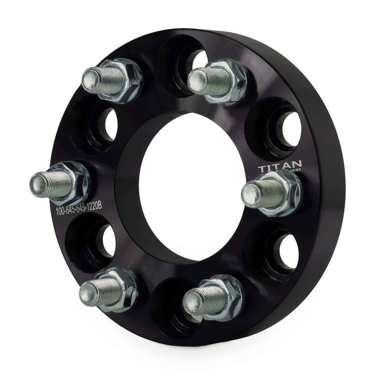 1" (25mm) Wheel Spacers for Dodge Dakota Durango | 6x4.5 | 1/2x20 Studs — front three-quarter view