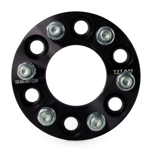 1" (25mm) Wheel Spacers for Dodge Dakota Durango | 6x4.5 | 1/2x20 Studs — front view