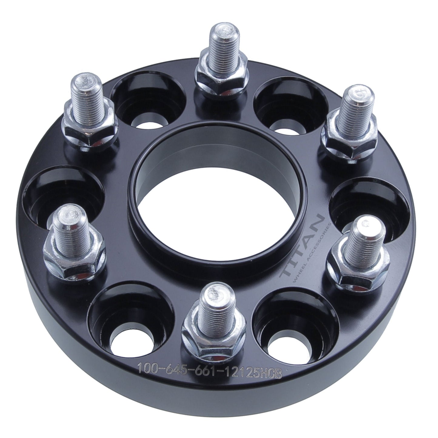 1" (25mm) Wheel Spacers for Nissan Frontier Pathfinder Xterra | 6x4.5 | 66.1 Hubcentric |12x1.25 Studs |