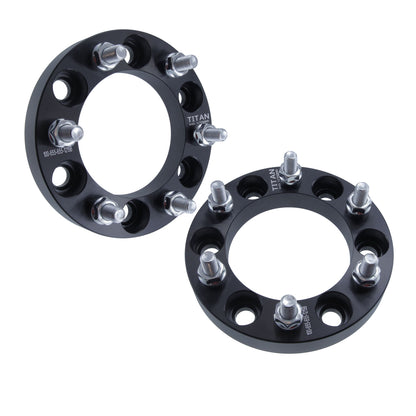 1.5" Wheel Spacers for Dodge Mitsubishi Hummer | 6x5.5 (6x139.7) | 12x1.5 Studs |