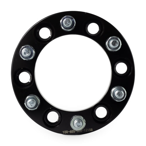 1" (25mm) Wheel Spacers for Isuzu Rodeo Trooper Toyota 4 Runner FJ Cruiser | 6x5.5 (6x139.7) | 12x1.5 Studs — front view