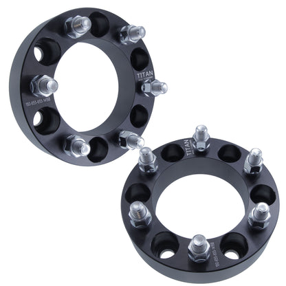1" Wheel Spacers for Escalade Sierra Silverado Suburban | 6x5.5 (6x139.7 | 14x1.5 Studs |