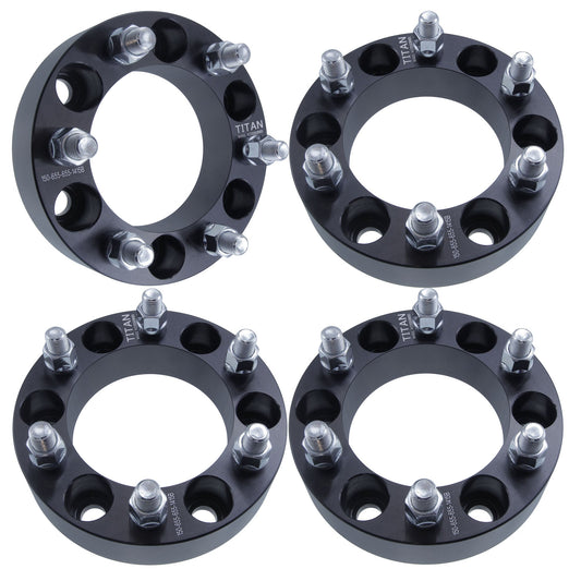 1" (25mm) Wheel Spacers for Infiniti and Nissan Trucks SUVs | 6x5.5 (6x139.7) | 12x1.25 Studs |