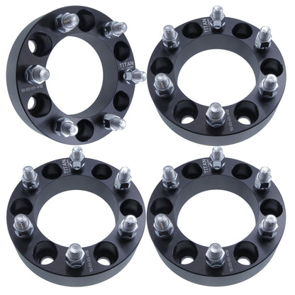 32mm (1.25") Wheel Spacers for Cadillac Chevy GMC Trucks SUV | 6x5.5 (6x139.7) | 14x1.5 Studs |