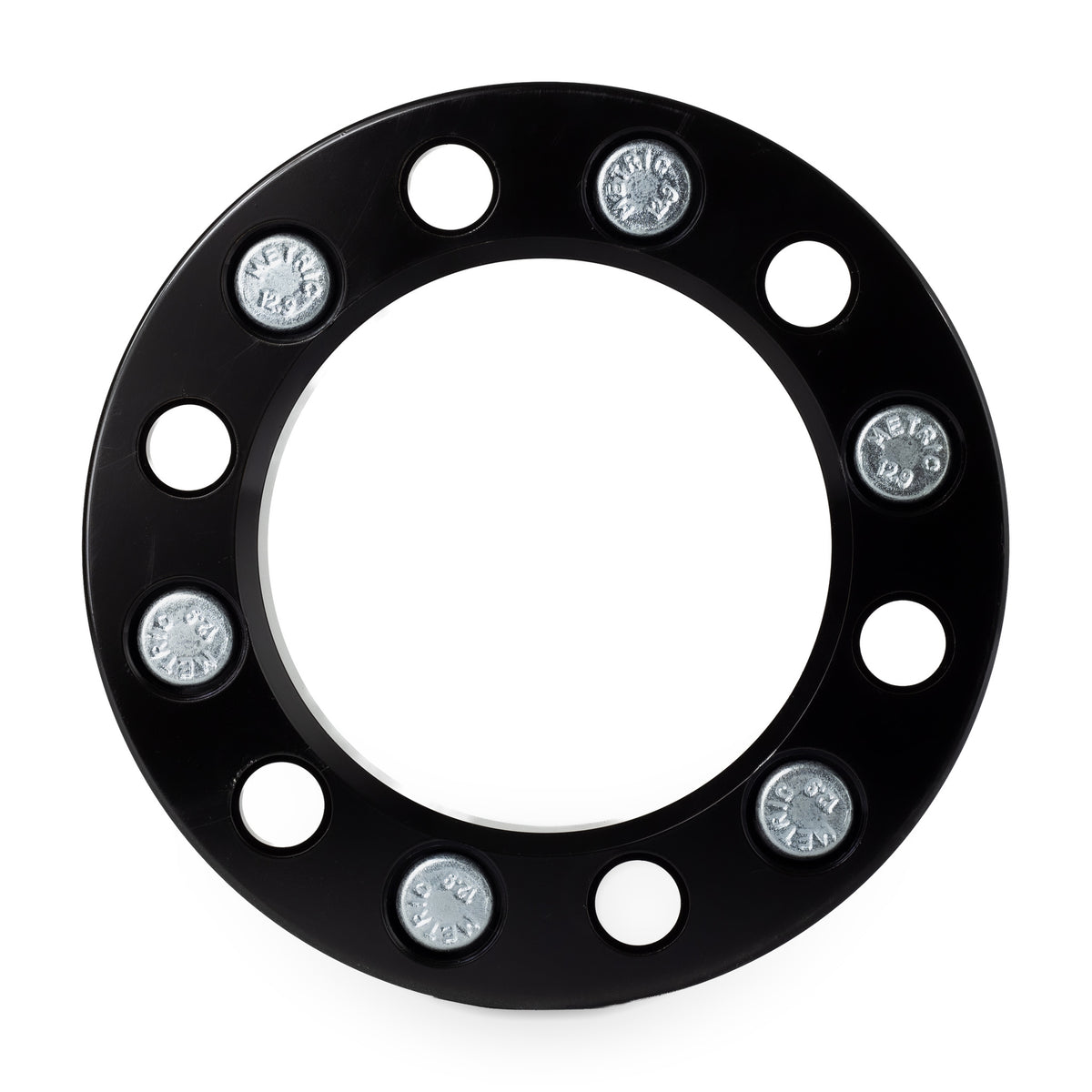 1" Wheel Spacers for Escalade Sierra Silverado Suburban | 6x5.5 (6x139.7 | 14x1.5 Studs — rear view
