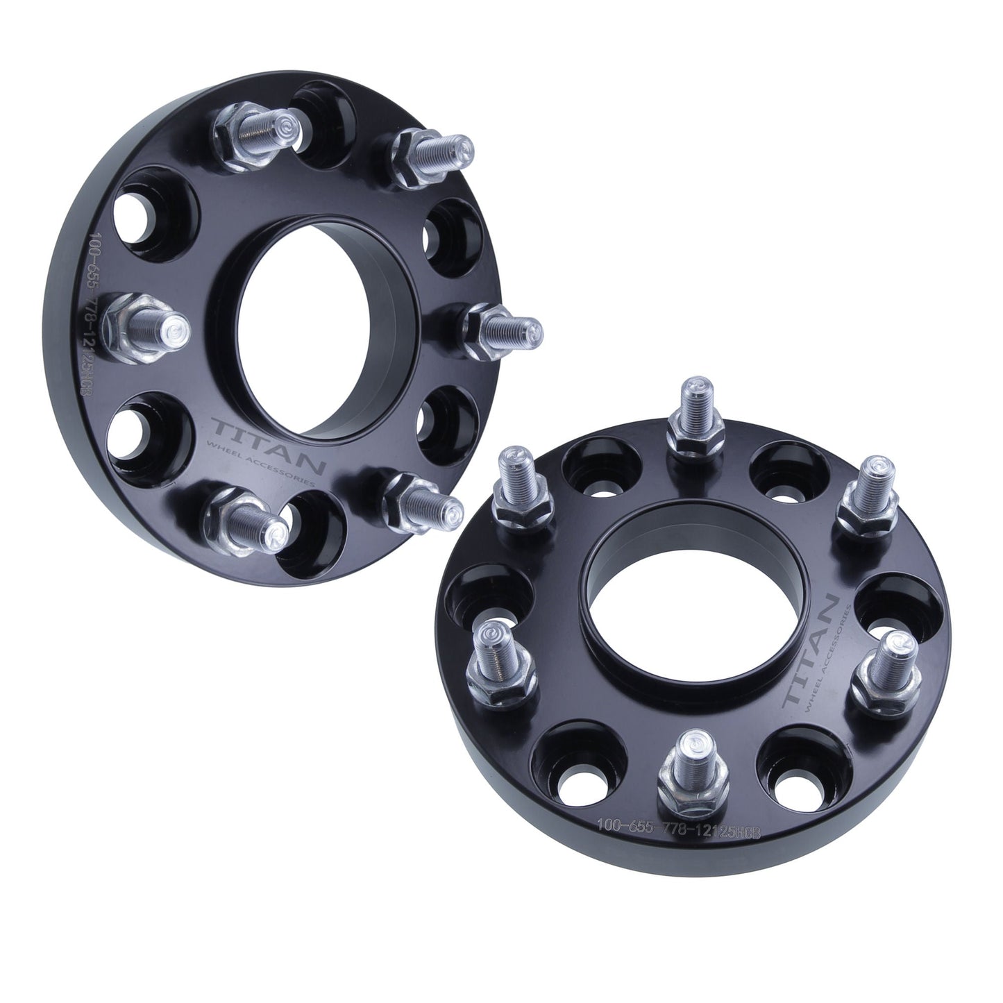 1" (25mm) Wheel Spacers for Infiniti QX56 Nissan Armada | 6x5.5 (6x139.7) | 77.8 Hubcentric |12x1.25 Studs |