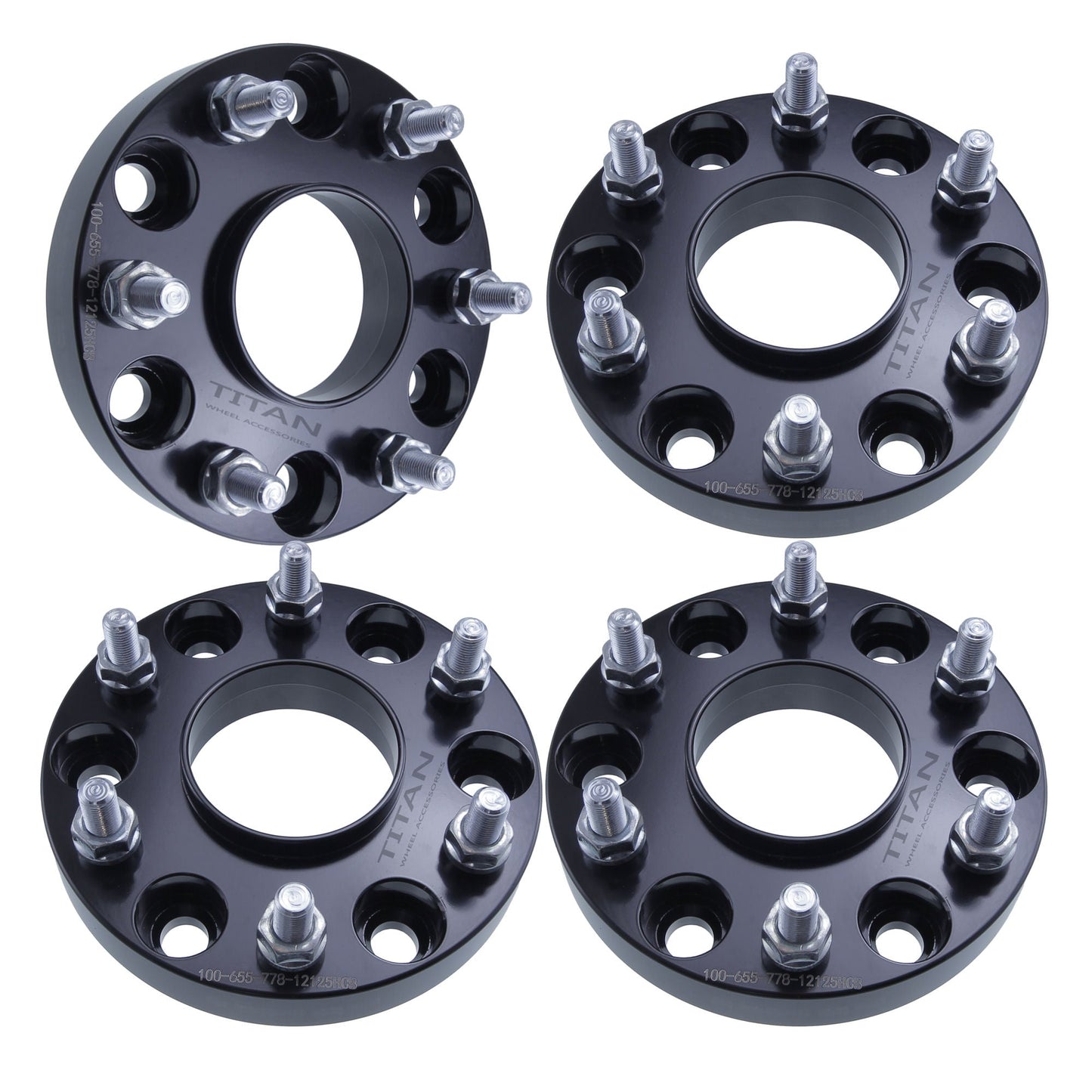 1" (25mm) Wheel Spacers for Infiniti QX56 Nissan Armada | 6x5.5 (6x139.7) | 77.8 Hubcentric |12x1.25 Studs |