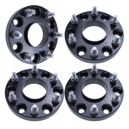 1" (25mm) Wheel Spacers for Infiniti QX56 Nissan Armada | 6x5.5 (6x139.7) | 77.8 Hubcentric |12x1.25 Studs |