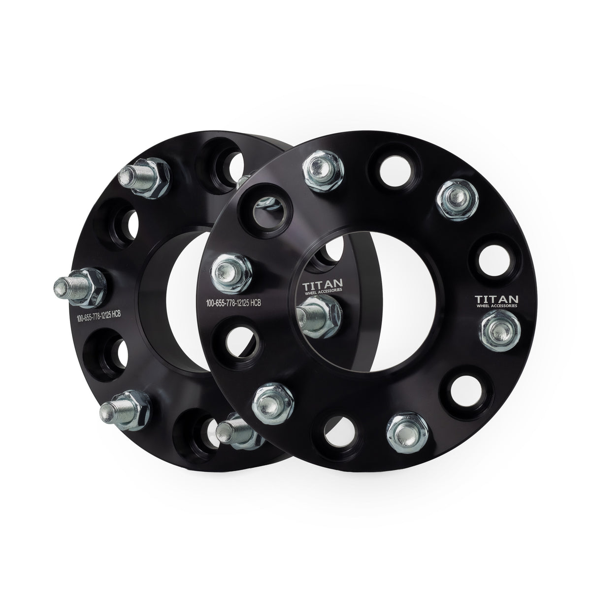 1" (25mm) Wheel Spacers for Infiniti QX56 Nissan Armada | 6x5.5 (6x139.7) | 77.8 Hubcentric |12x1.25 Studs — pair of 2