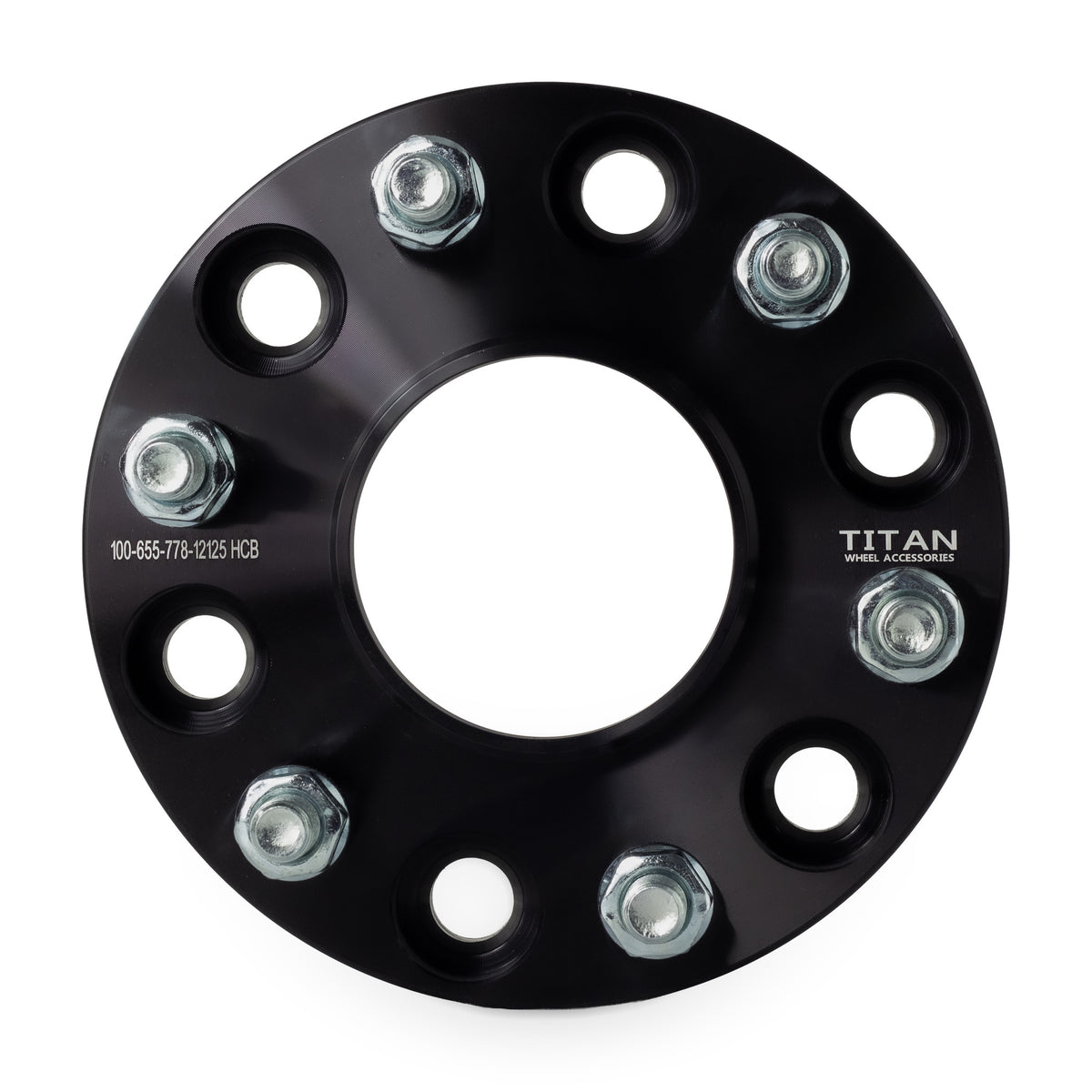 1" (25mm) Wheel Spacers for Infiniti QX56 Nissan Armada | 6x5.5 (6x139.7) | 77.8 Hubcentric |12x1.25 Studs — front view