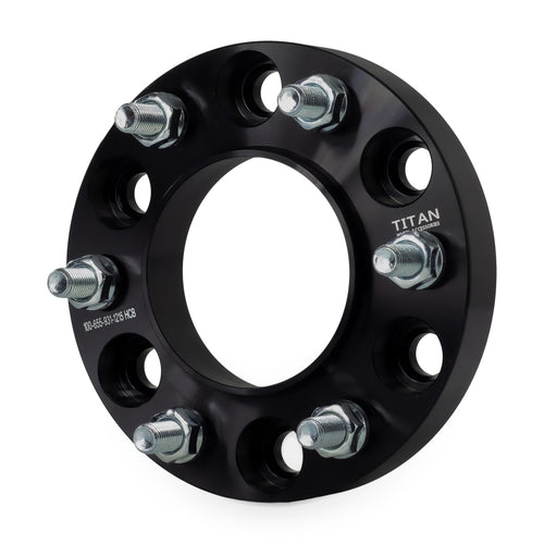 1" (25mm) Wheel Spacers for Ford Bronco 2021-2022 Ranger 2019+ | 6x5.5 (6x139.7) | 93.1 Hubcentric — front three-quarter view