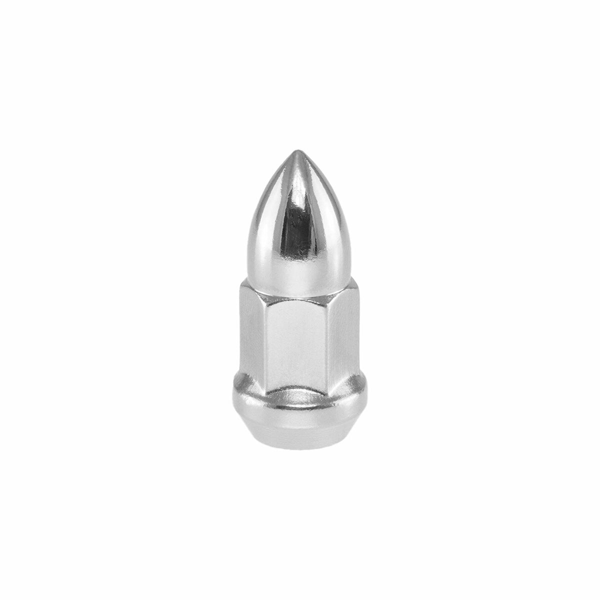 12 x 1.5" Passenger Bullet | 17mm Head |Chrome Lug Nuts — view 2