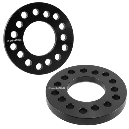 1/4 Inch 5 Lug 5x4.5 5x4.75 & 5x5 Billet Aluminum Wheel Spacers