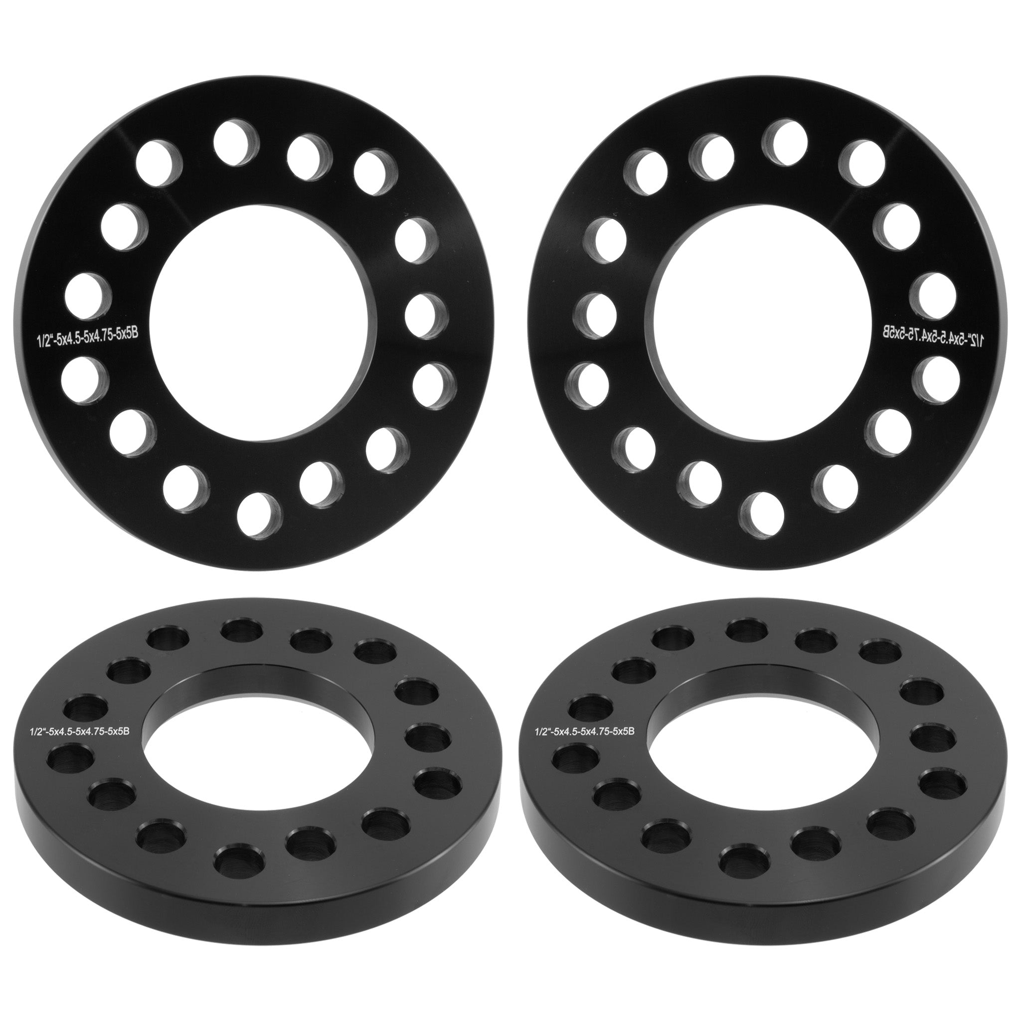 1/2 Inch Wheel Spacers for Jeep Wrangler TJ YJ XK | 5x4.5 | Titan