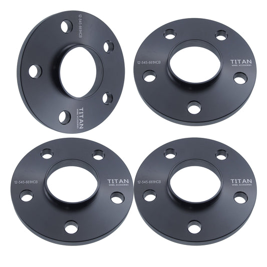 12mm Wheel Spacers for Nissan Infiniti Q50 G37 G35 350Z 370Z Altima GTR | 5x114.3 | 66.1 Hubcentric |