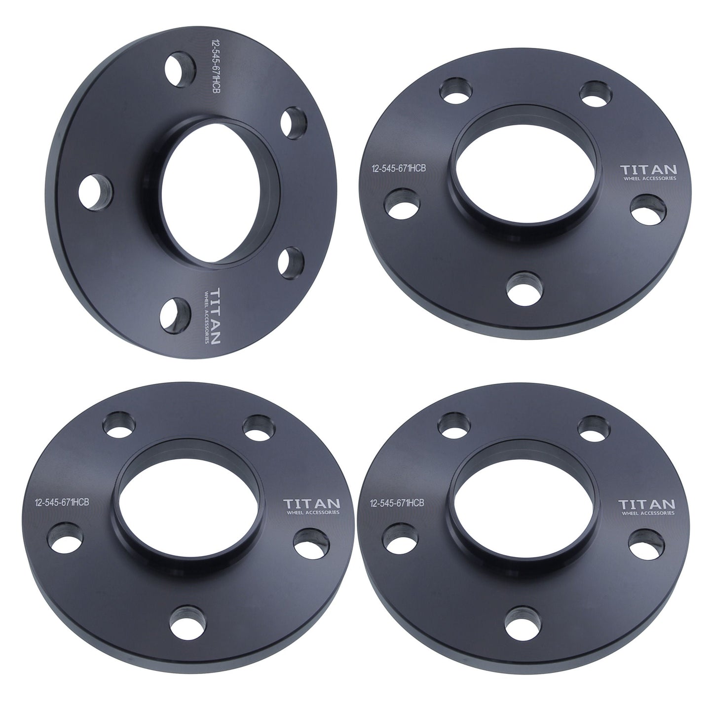 12mm Wheel Spacers for Mazda RX7 RX8 Miata | 5x114.3 | 67.1 Hubcentric |