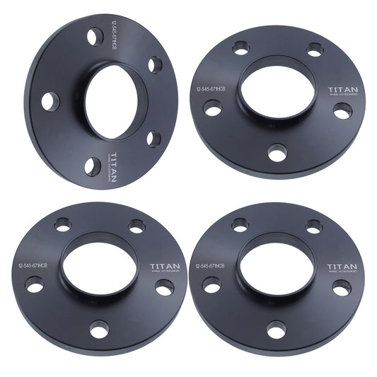12mm Wheel Spacers for Mazda RX7 RX8 Miata | 5x114.3 | 67.1 Hubcentric |