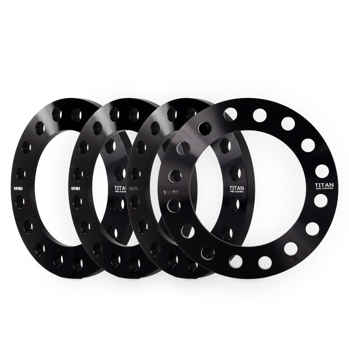 1/2" Wheel Spacers for Ford F250 F350 Chevy GMC Sierra Silverado Dodge Ram | Dual Drilled 8x170 and 8x6.5 — set of 4