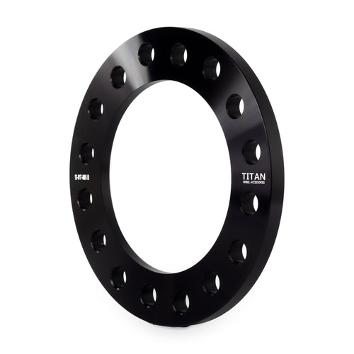 1/2" Wheel Spacers for Ford F250 F350 Chevy GMC Sierra Silverado Dodge Ram — front three-quarter view