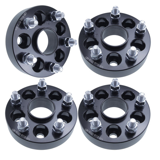 25mm (1") 5x100 to 5x112 Wheel Adapters for VW Audi | 57.1 Hubcentric | 12x1.5 Studs |