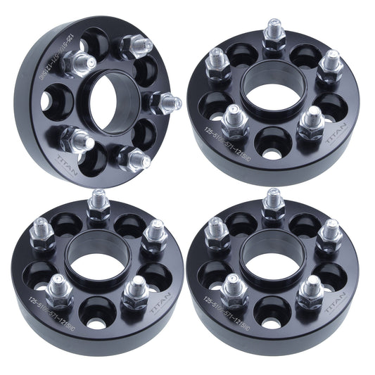 38mm (1.5") Wheel Spacers for VW Golf Jetta Beetle Audi TT | 5x100 | 57.1 Hubcentric |12x1.5 Studs |