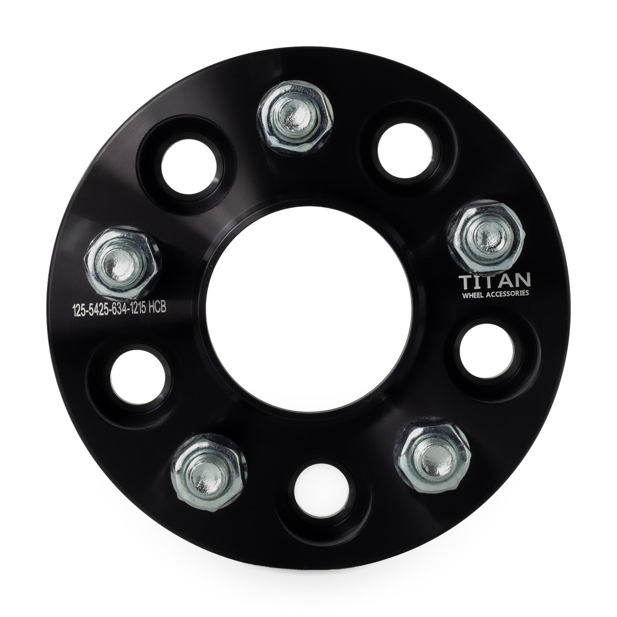 1.25" (32mm) Wheel Spacers for Volvo C30 C70 S40 V50 | 5x4.25 (5x108) | 63.4 Hubcentric | 12x1.5 Studs — front view