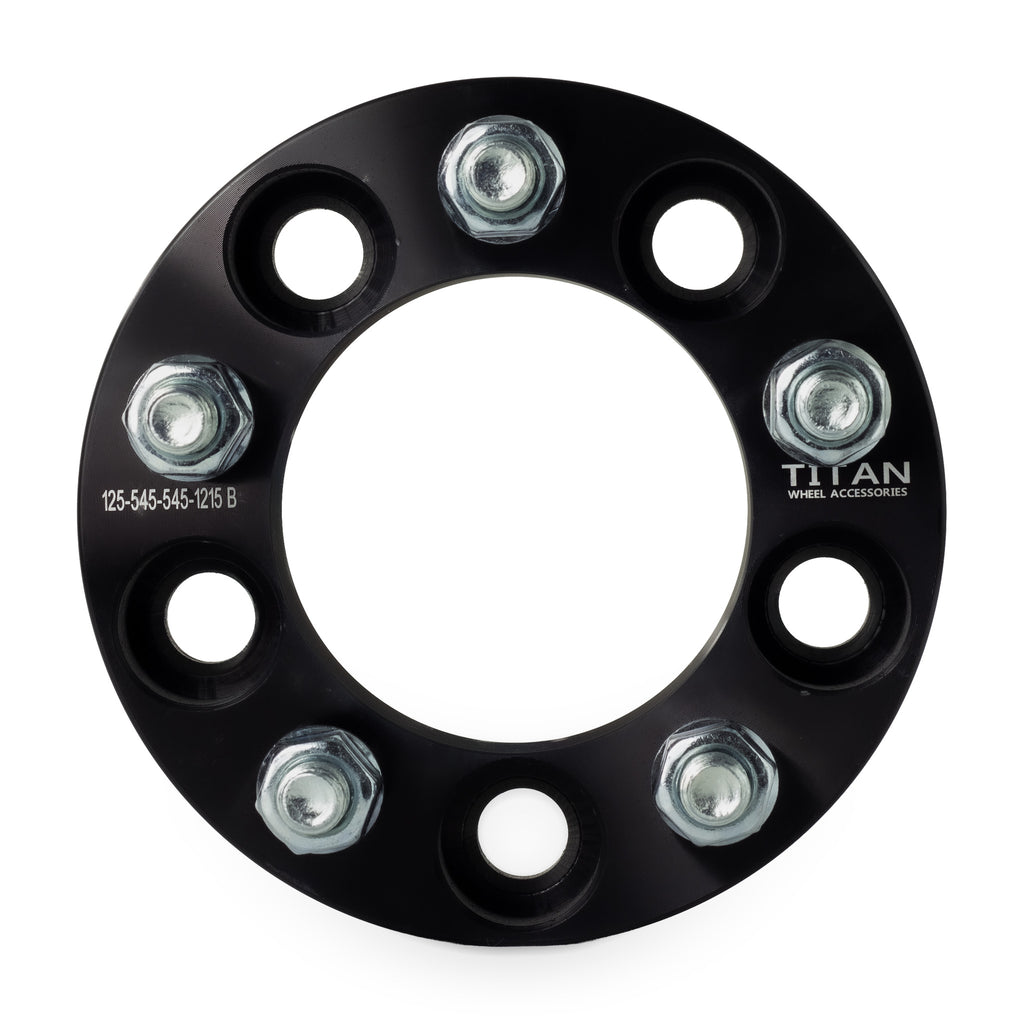 32mm (1.25") Wheel Spacers | 5x114.3 (5x4.5) | 12x1.5 Studs — front view