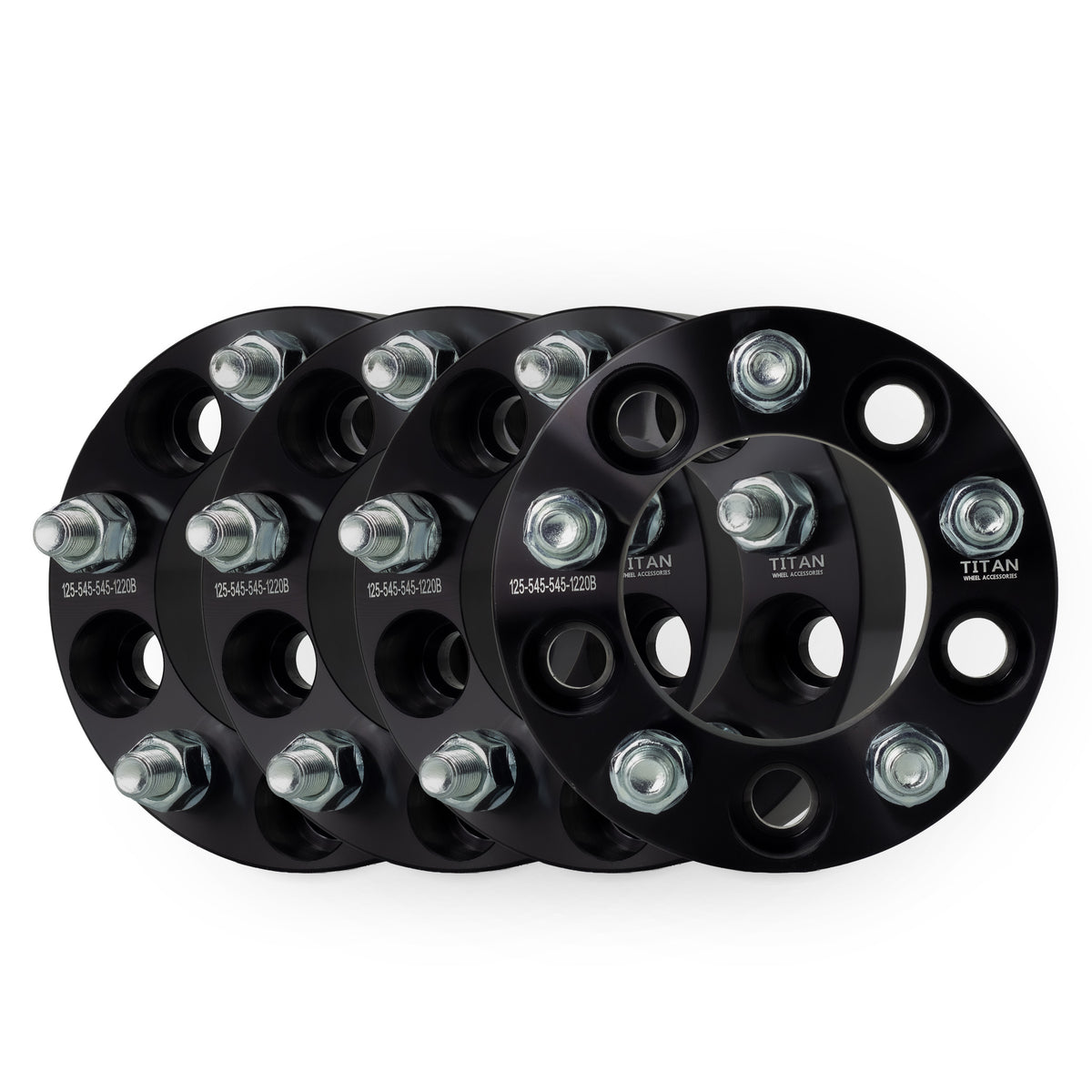 1.25" (32mm) Wheel Spacers for Jeep Wrangler TJ YJ XJ KJ | 5x4.5 (5x114.3) | 1/2x20 Studs — set of 4