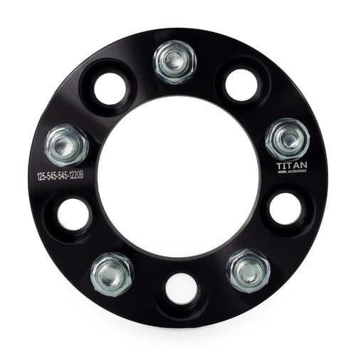 1.25" (32mm) Wheel Spacers for Jeep Wrangler TJ YJ XJ KJ | 5x4.5 (5x114.3) | 1/2x20 Studs — front view