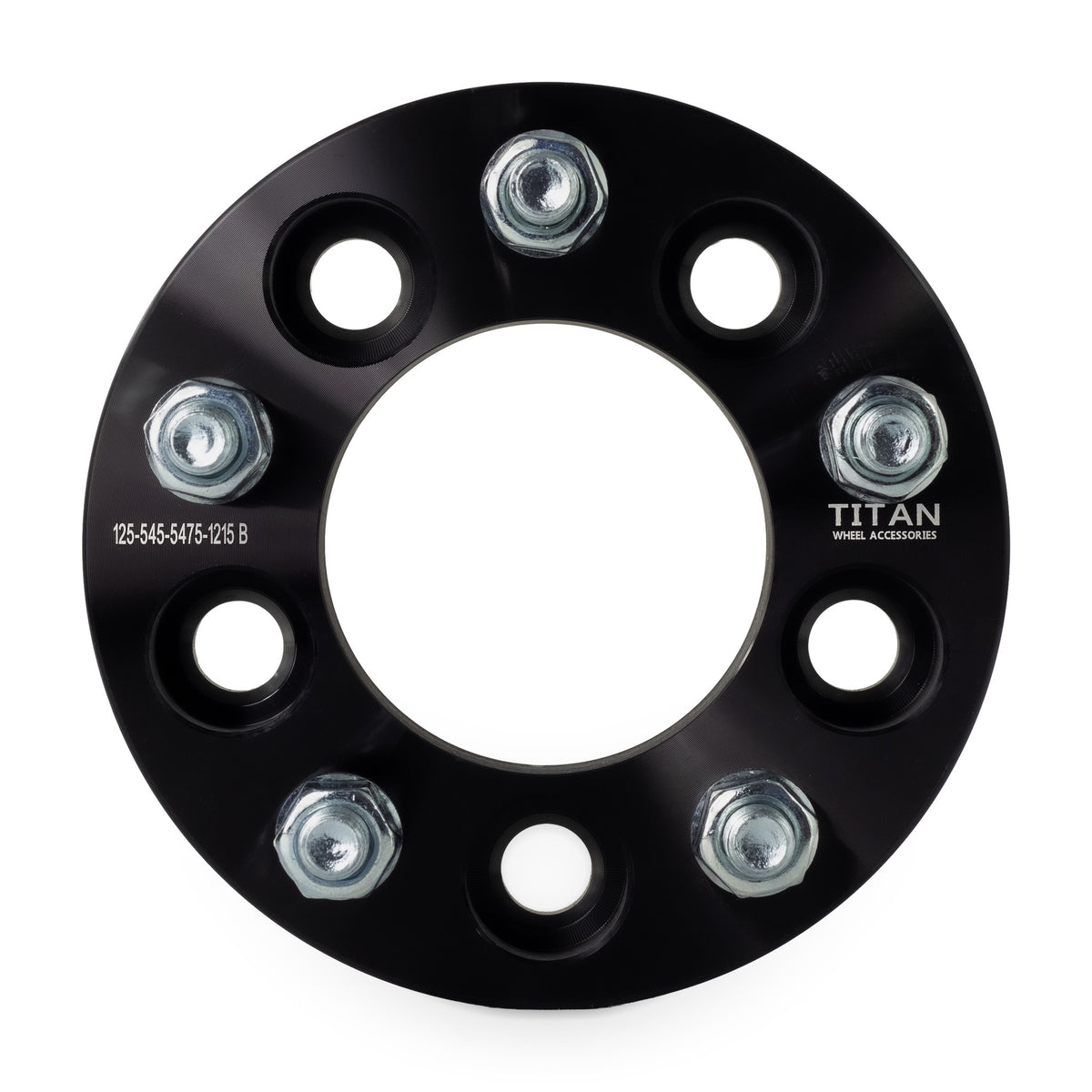 32mm (1.25") 5x114.3 (5x4.5) To 5x120 (5x4.75) Wheel Adapters | 12x1.5 Studs — front view