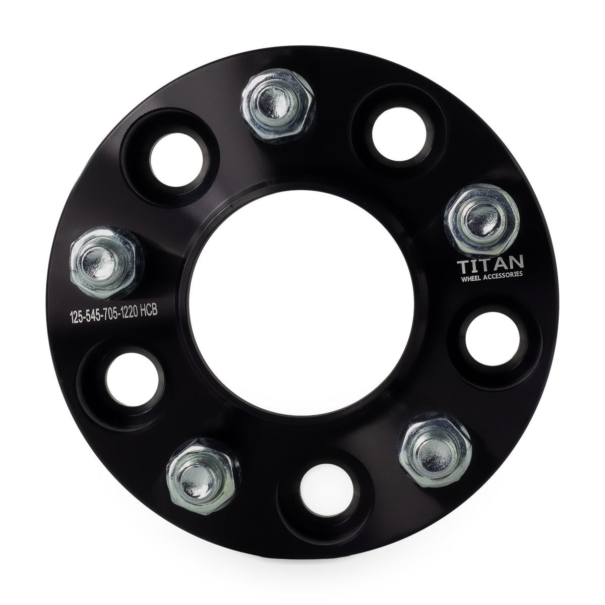 1.25" (32mm) Wheel Spacers for Ford Mustang Ranger Edge Explorer | 5x4.5 (5x114.3) | 70.5 Hubcentric — front view