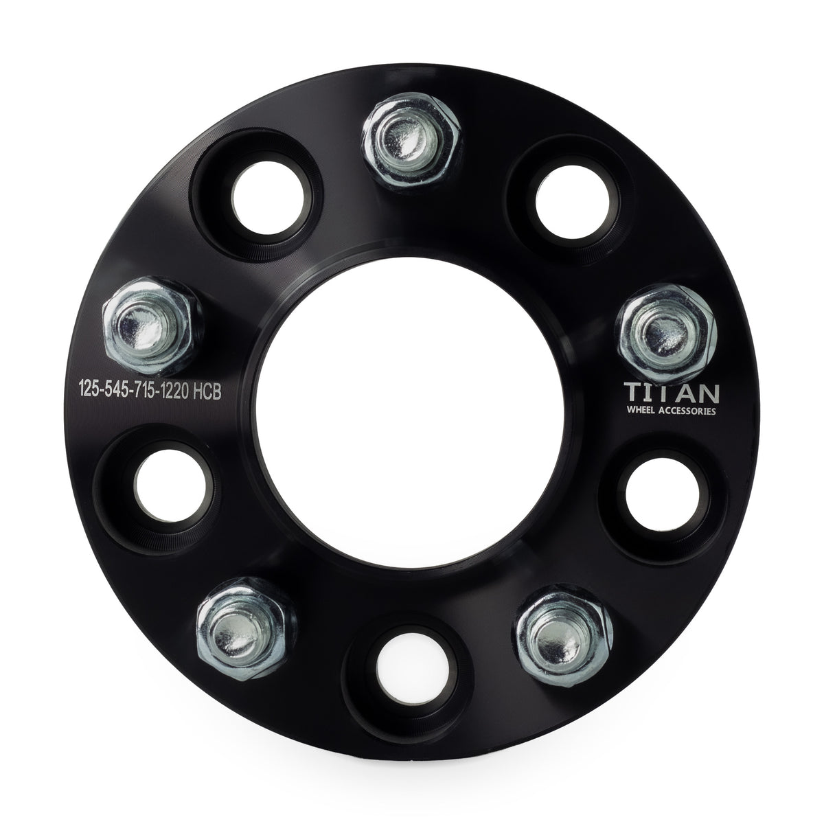 1.25" (32mm) Wheel Spacers for Wrangler TJ YJ XJ KJ | 5x4.5 (5x114.3) | 71.5 Hubcentric |1/2x20 Studs — front view