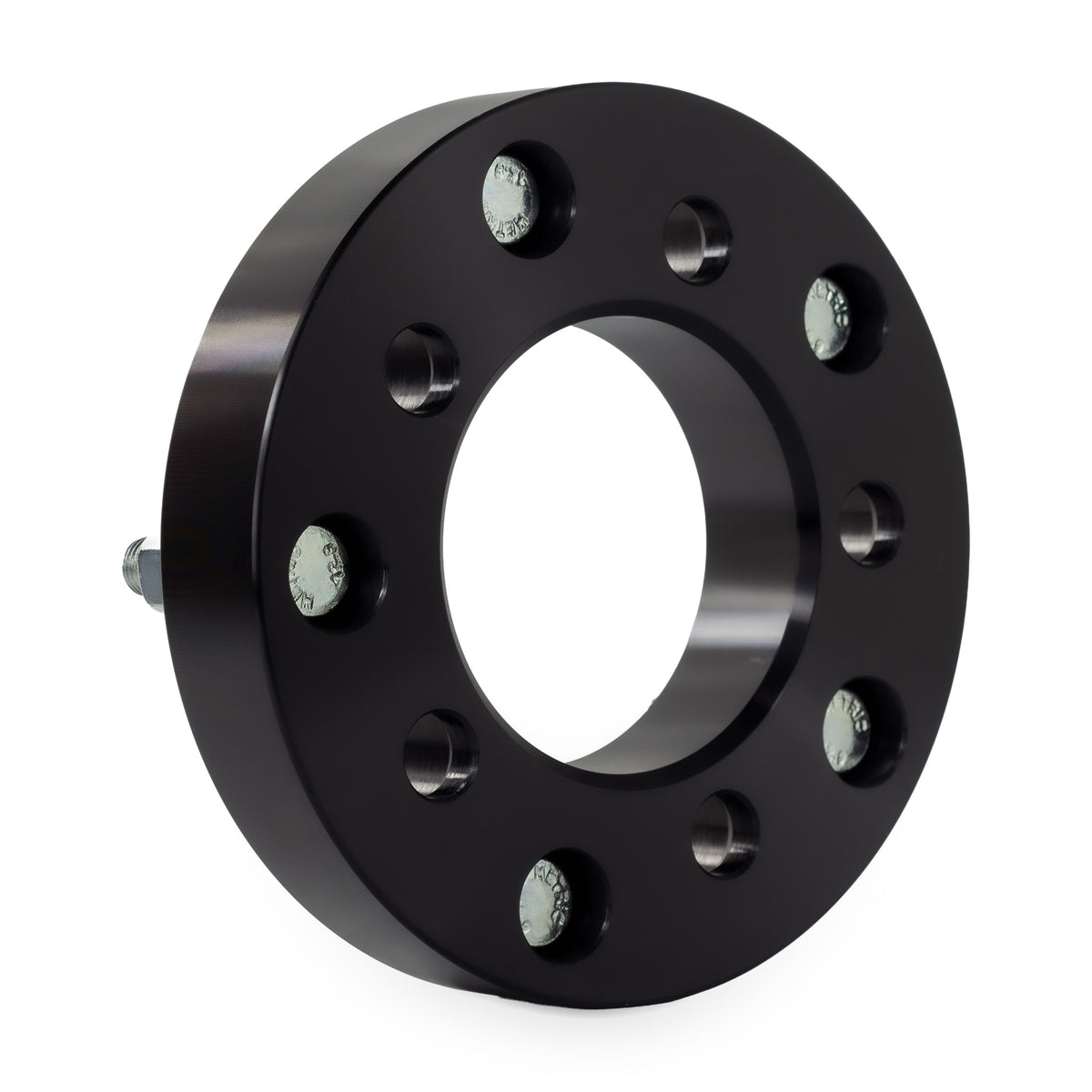 32mm (1.25") 5x4.75 (5x120) To 5x5.5 (5x139.7) Wheel Adapters | 12x1.5 Studs — rear three-quarter view