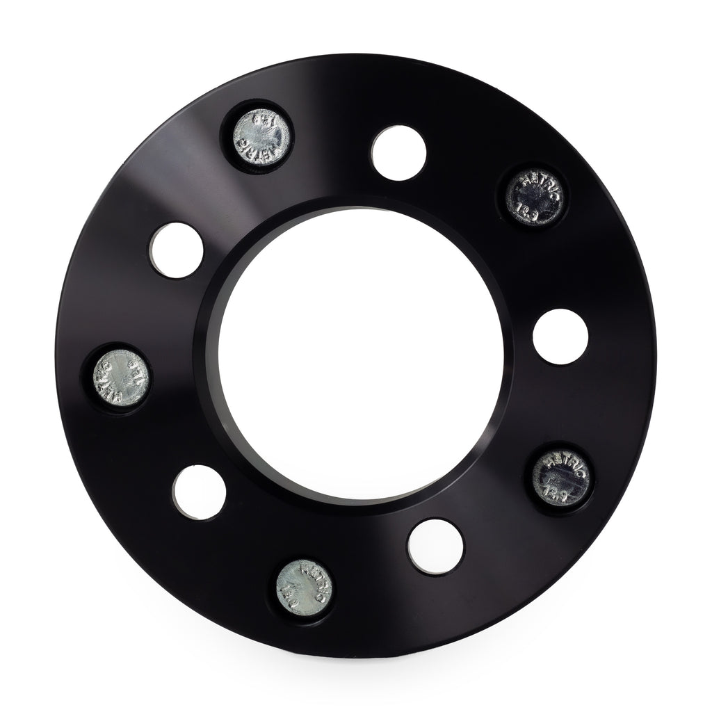 32mm (1.25") 5x4.75 (5x120) To 5x5.5 (5x139.7) Wheel Adapters | 12x1.5 Studs — rear view