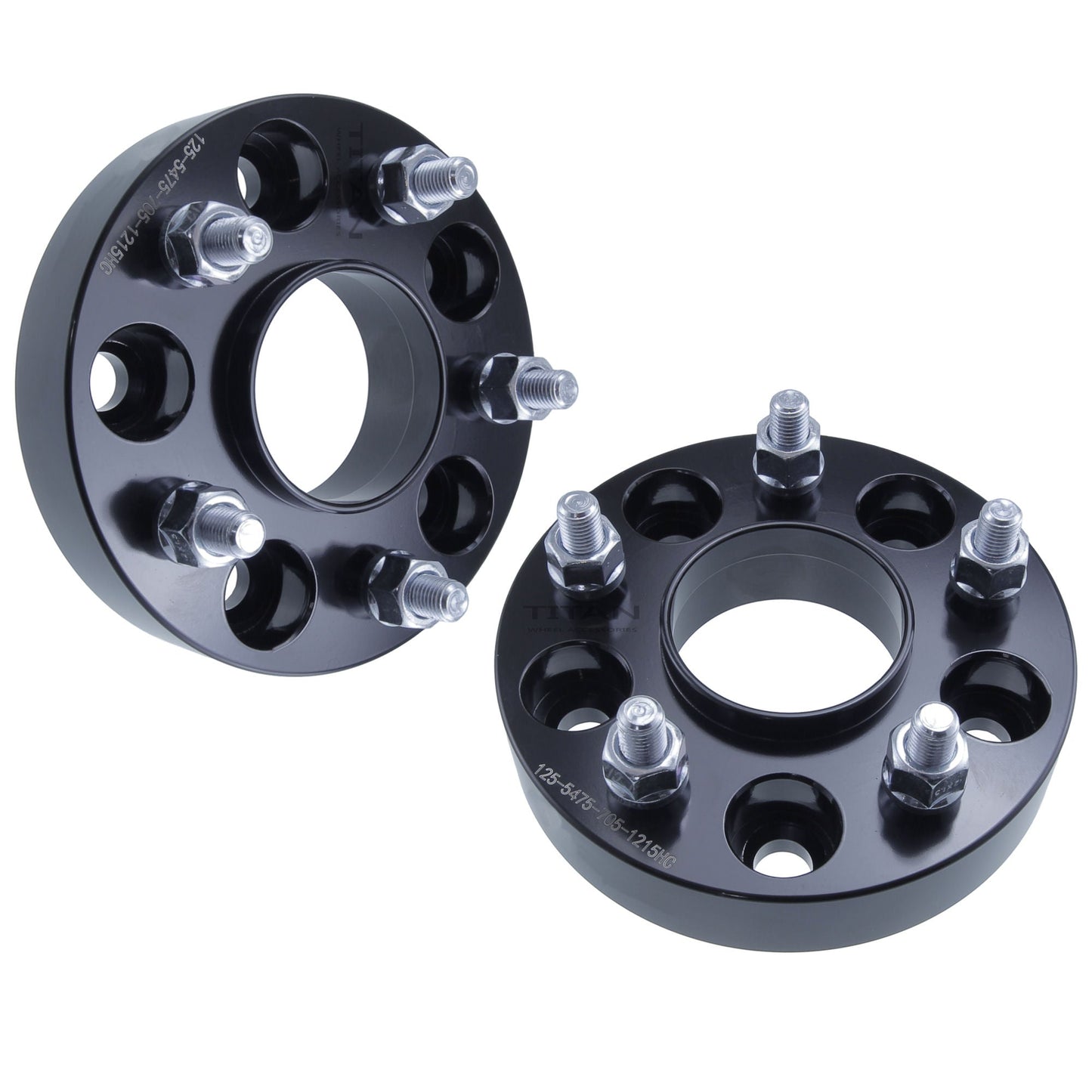 2" (50mm) Wheel Spacers for Chevy Camaro Corvette S10 Blazer GMC Sonoma S15 | 5x4.75 (5x120) | 70.5 Hubcentric |12x1.5 Studs |
