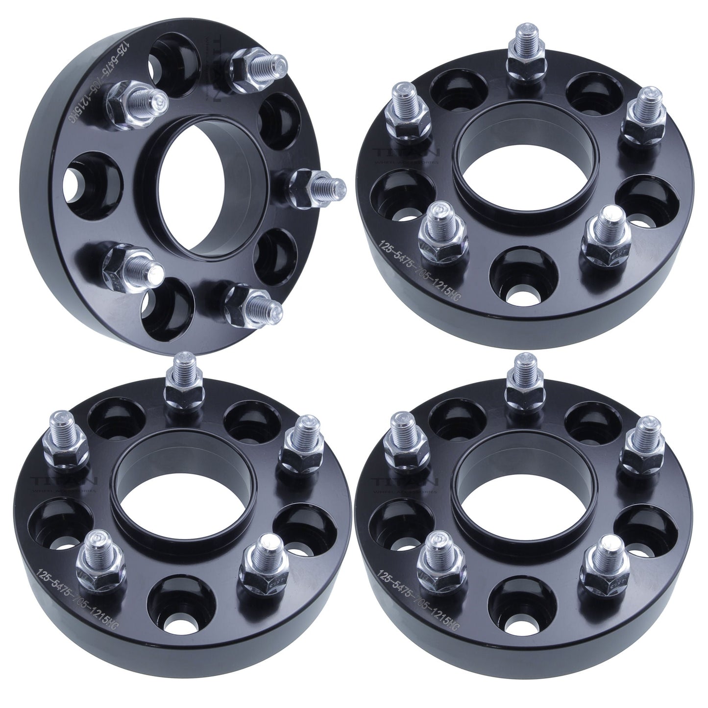 2" (50mm) Wheel Spacers for Chevy Camaro Corvette S10 Blazer GMC Sonoma S15 | 5x4.75 (5x120) | 70.5 Hubcentric |12x1.5 Studs |