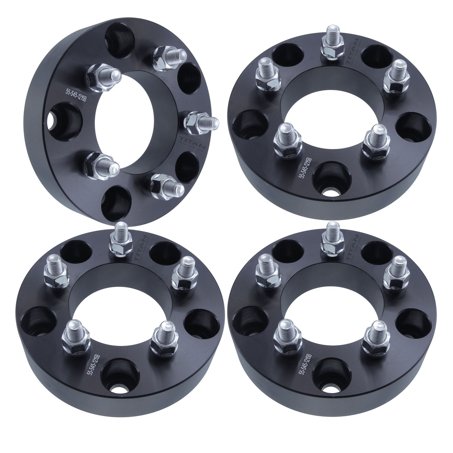 25mm (1") 5x4.75 (5x120) To 5x4.5 (5x114.3) Wheel Adapters  | 12x1.5 Studs |