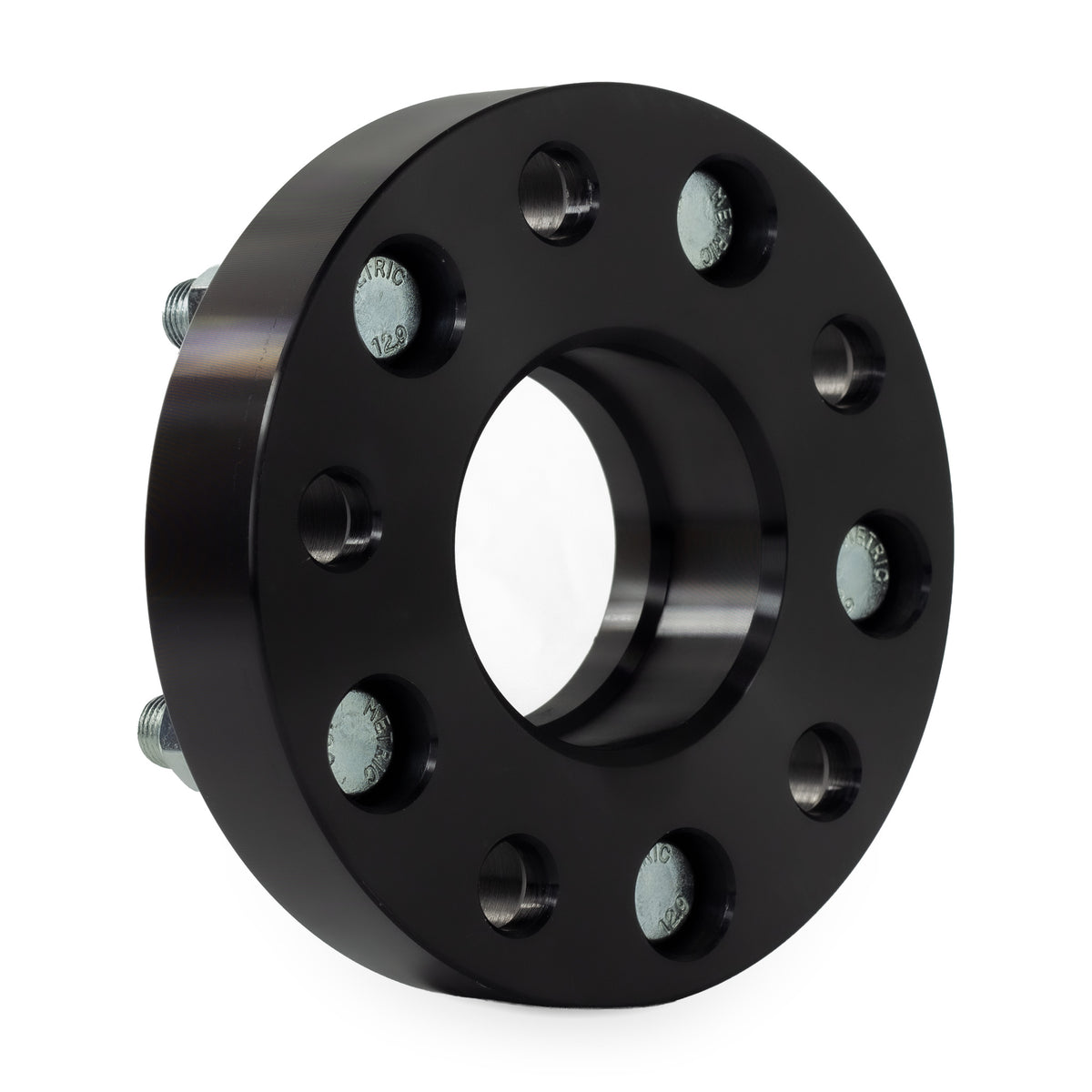 32mm (1.25") Wheel Spacers for Dodge Durango Jeep Grand Cherokee Wrangler JL JLU | 5x5 — rear three-quarter view