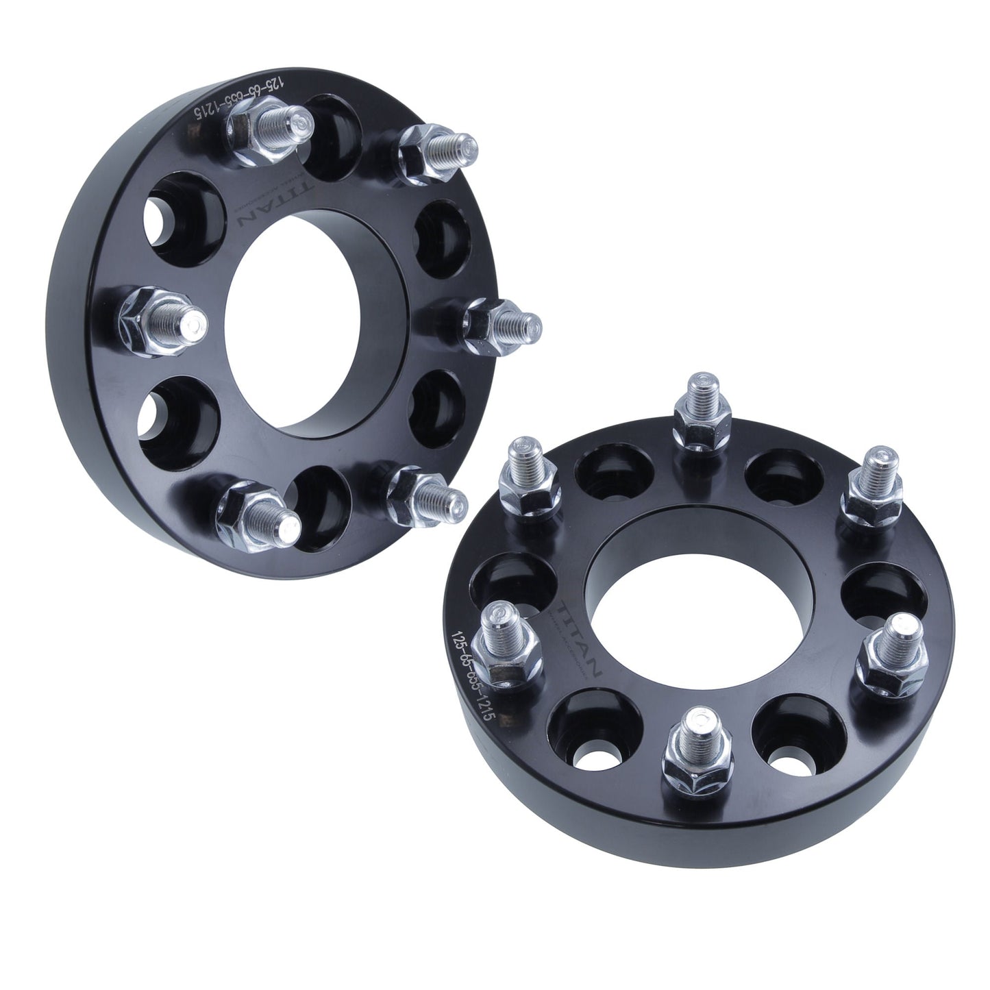 32mm (1.25") 6x5 (6x127) To 6x5.5 (6x139.7) Wheel Adapters | 12x1.5 Studs |