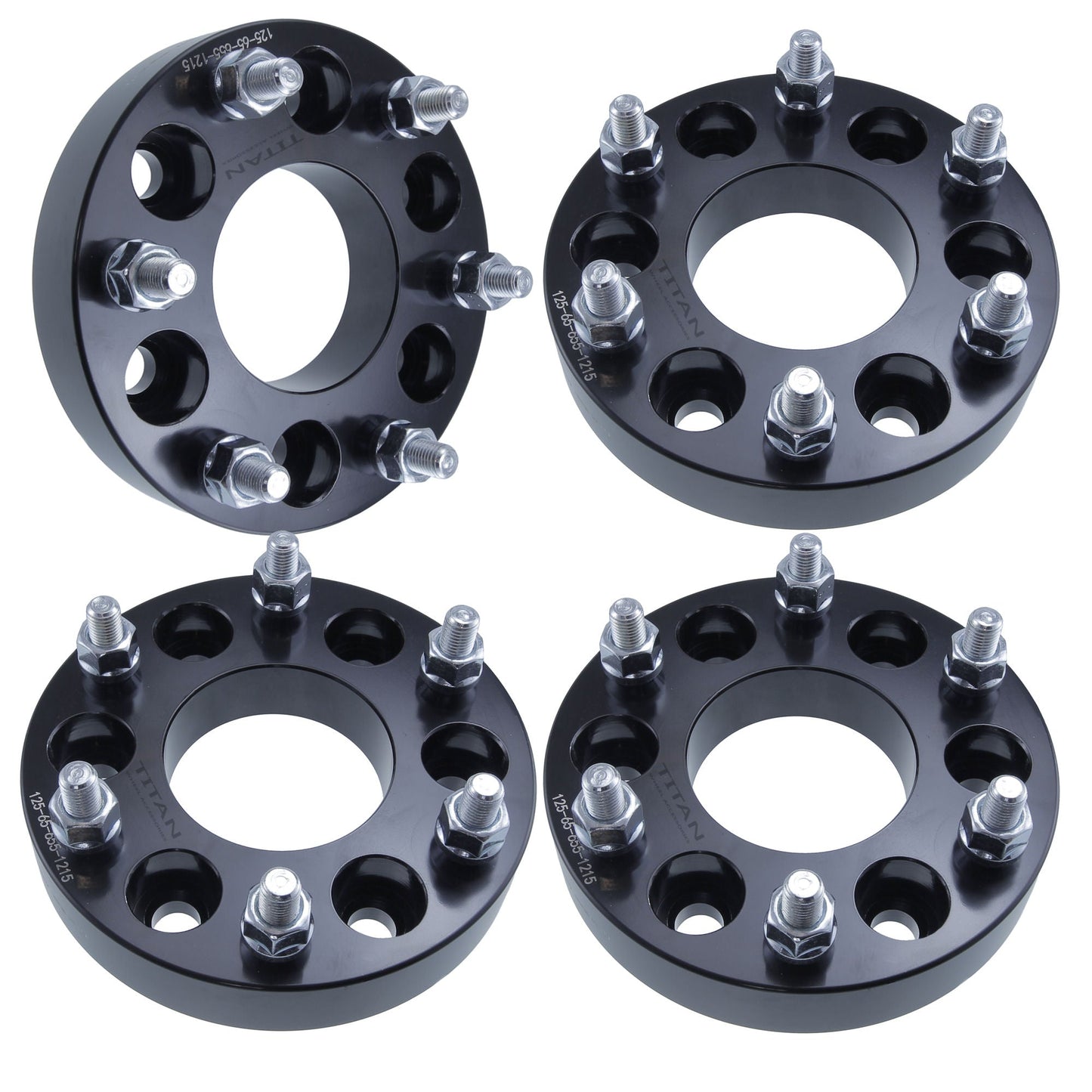 32mm (1.25") 6x5 (6x127) To 6x5.5 (6x139.7) Wheel Adapters | 12x1.5 Studs |