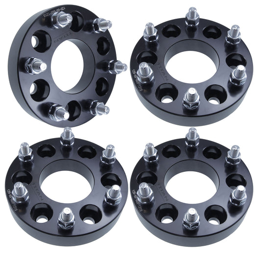 32mm (1.25") 6x5 (6x127) To 6x5.5 (6x139.7) Wheel Adapters | 12x1.5 Studs |