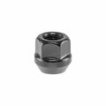 12 x 1.25" Bulge Open End Acorn Lug Nuts | 17mm Head | Black Open End Lug Nuts