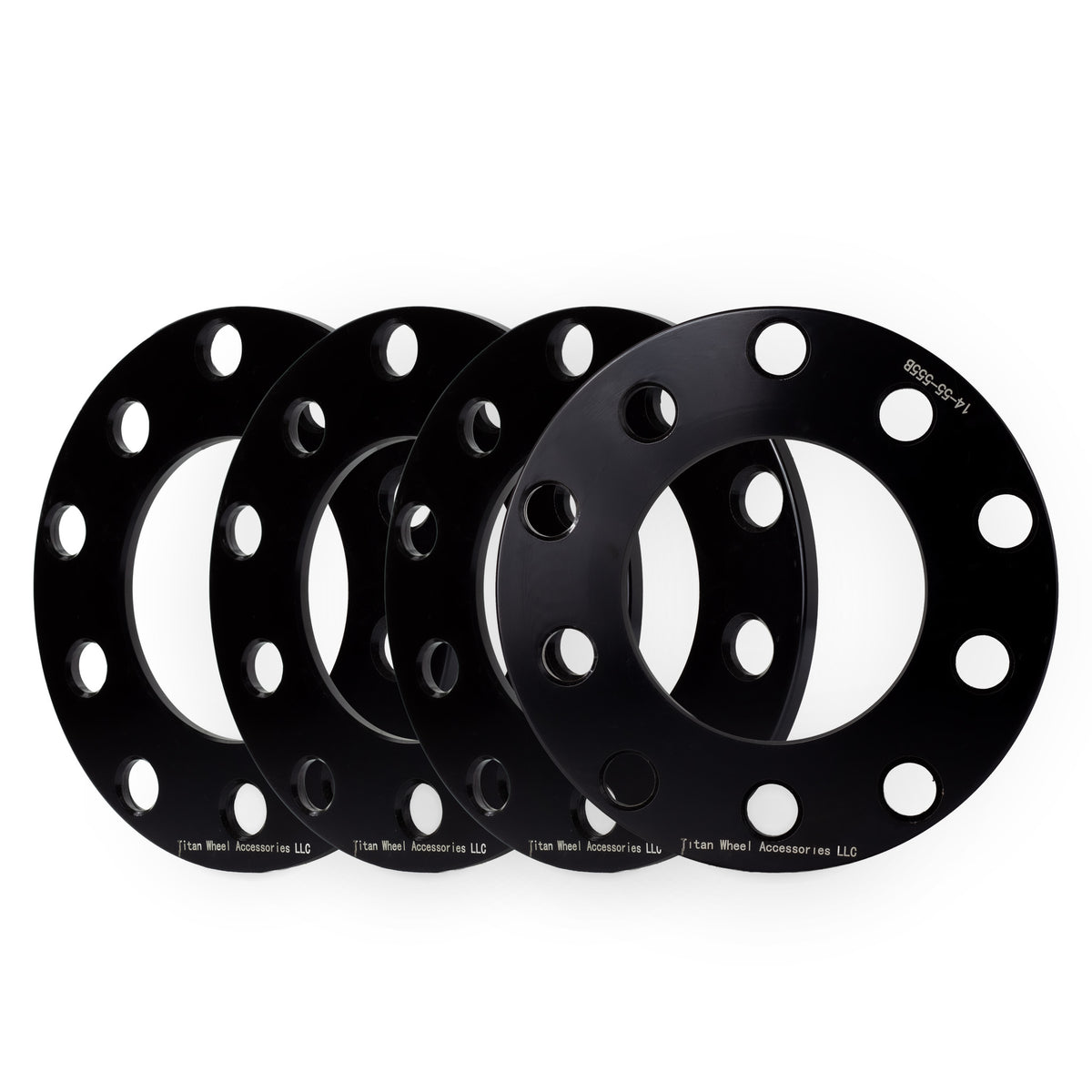 1/4" Wheel Spacers for Jeep Grand Cherokee Commander Wrangler | 5x5 (5x127) — set of 4